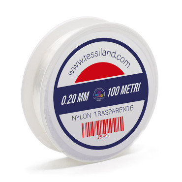 Filo in Nylon per borse e cuciture invisibili Trasparente