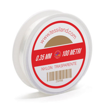Filo in Nylon per borse e cuciture invisibili Trasparente