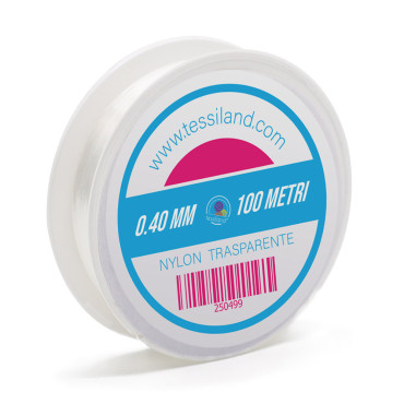 Filo in Nylon per borse e cuciture invisibili Trasparente