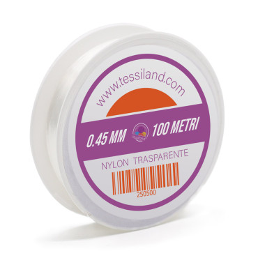 Filo in Nylon per borse e cuciture invisibili Trasparente
