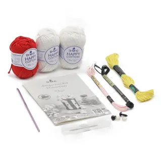 DMC Pop The Corn Amigurumi Kit with complete accessories | Tessiland