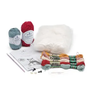 Amigurumi Kit Owl in the Garden with stuffing | Tessiland