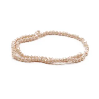 4mm Faceted Glass Crystals for Jewelry A160 quartz