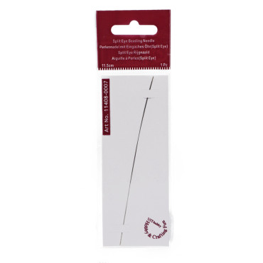 Ago Infilaperle Big Eye flessibile apertura centrale 1 pz 