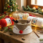 Cestino Renna Rudolf con dettagli 3D natalizi | Tessiland