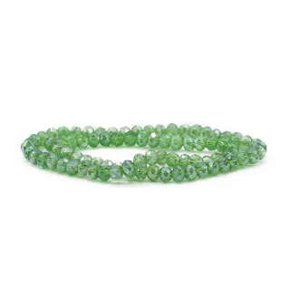 6mm Faceted Glass Crystals for Jewelry A033 menta