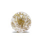 Elegant Spark Gold Button in Cast Resin | Tessiland