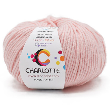 Charlotte extrafine merino wool 50g ball Cipria