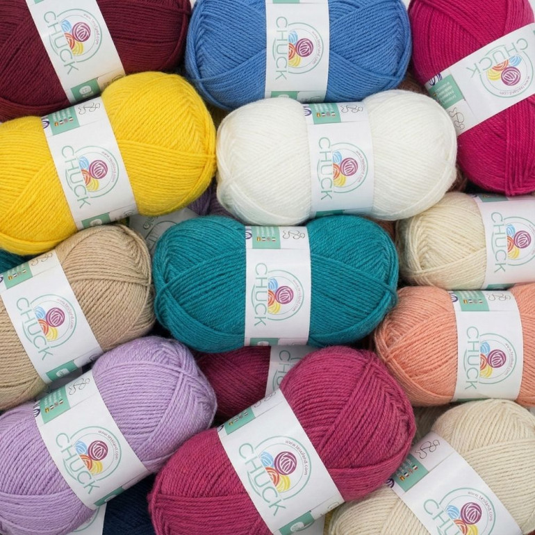 Chuck microfibre acrylique pelote 100g