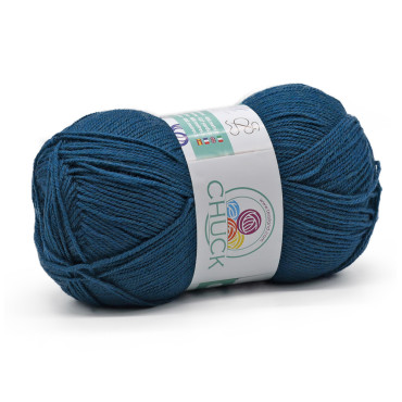 Chuck microfibra de acrílico ovillo 100g Blu mare