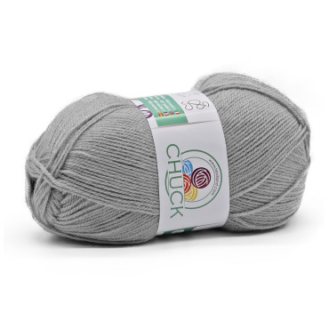 Chuck acrylic microfiber 100g ball Grigio