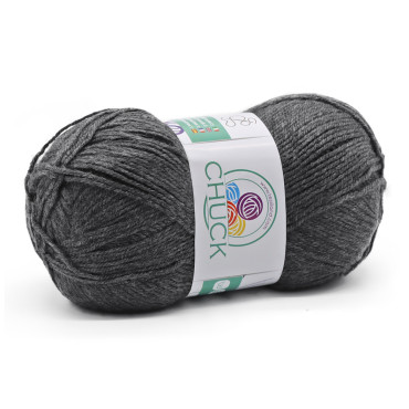 Chuck acrylic microfiber 100g ball Grigio scuro