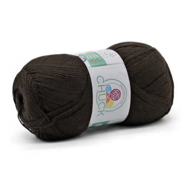 Chuck acrylic microfiber 100g ball Marrone