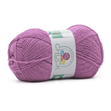 Chuck microfibra di acrilico gomitolo 100g Orchidea