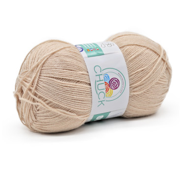 Chuck microfibre acrylique pelote 100g Pelle