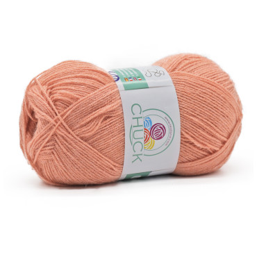 Chuck microfibre acrylique pelote 100g Salmone