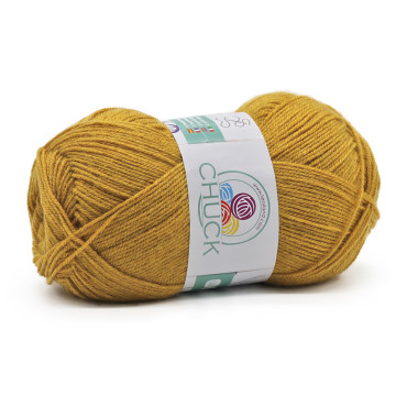 Chuck acrylic microfiber 100g ball Senape