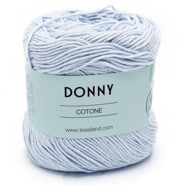 Donny puro cotone n3 gomitolo 100g Azzurro