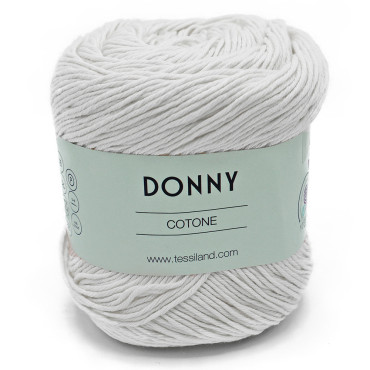 Donny puro algodón n3 ovillo 100g Bianco