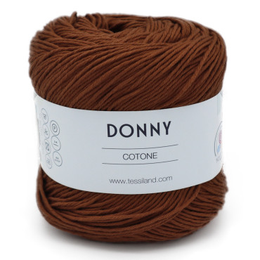Donny puro algodón n3 ovillo 100g Cuoio