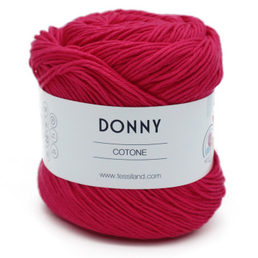 Donny puro algodón n3 ovillo 100g Magenta