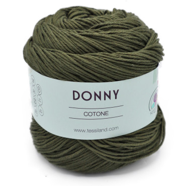 Donny puro cotone n3 gomitolo 100g Militare