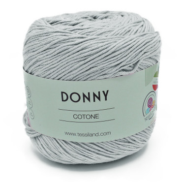 Donny puro cotone n3 gomitolo 100g Perla