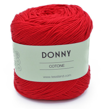 Donny puro algodón n3 ovillo 100g Rosso