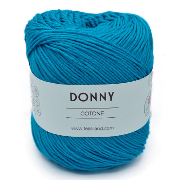 Donny puro cotone n3 gomitolo 100g Turchese