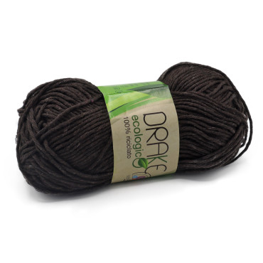 Drake eco recycled cotton n3 yarn ball 50g Caffè