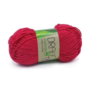 Drake algodón ecológico n3 ovillo 50g Fucsia