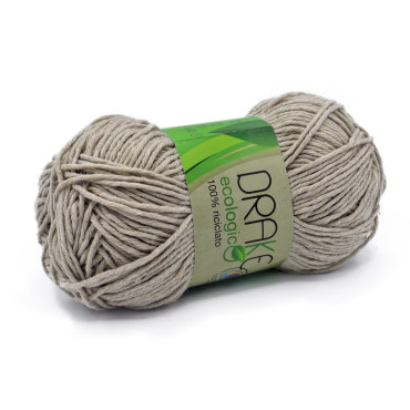 Drake coton écologique n3 pelote 50g Tortora