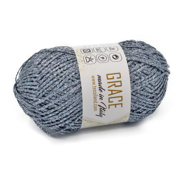 Grace catenella lurex gomitolo 25g Carta zucchero