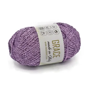 Grace chaînette lurex pelote 25g Glicine