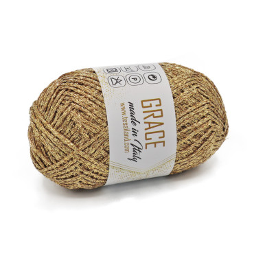 Grace catenella lurex gomitolo 25g Oro