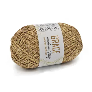 Grace lurex chainette yarn ball 25g Oro