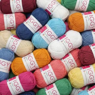 Iggy puro cotone mercerizzato n3 gomitolo 50g