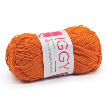 Iggy algodón mercerizado n.3 ovillo 50g Aragosta