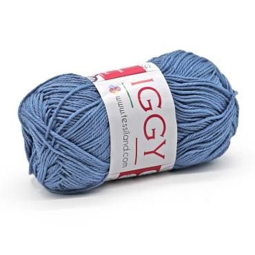 Iggy puro cotone mercerizzato n3 gomitolo 50g Avio