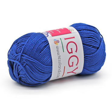 Iggy puro cotone mercerizzato n3 gomitolo 50g Bluette