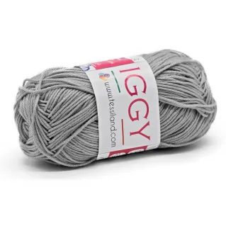 Iggy algodón mercerizado n 3 ovillo 50g Grigio