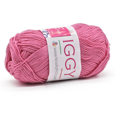 Iggy algodón mercerizado n.3 ovillo 50g Orchidea
