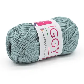 Iggy pur coton mercerisé n 3 pelote 50g Salvia