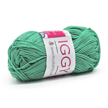 Iggy pure mercerized cotton no.3 50g ball Smeraldo
