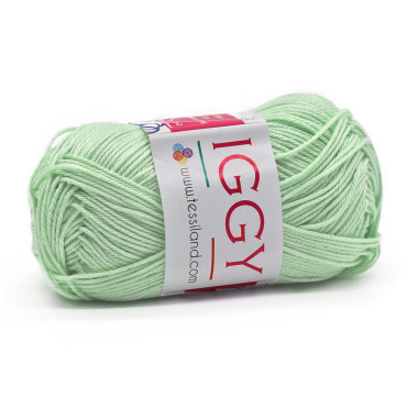 Iggy Pure Mercerized Cotton n3 Ball 50g Verde mela