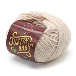 Justin Baby laine mérinos extrafine pelote 50g Beige