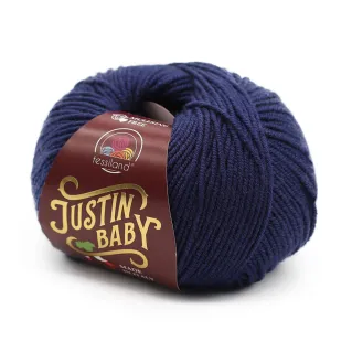 Justin Baby extrafine merino wool ball 50g Blu scuro