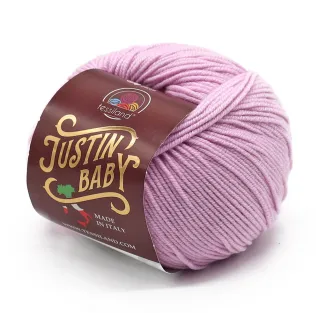 Justin Baby extrafine merino wool ball 50g Blush