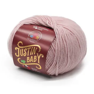 Justin Baby lana merino extrafine ovillo 50g Cipria