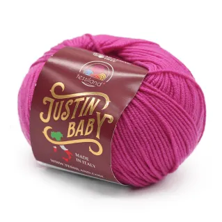 Justin Baby extrafine merino wool ball 50g Fucsia